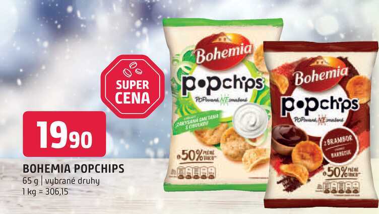 Bohemia popchips 65 g vybrané druhy 