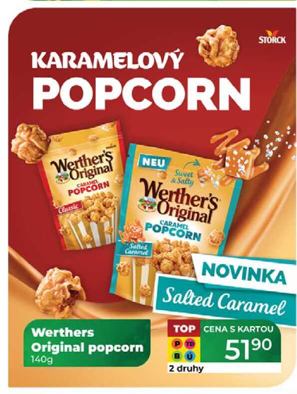 Werthers Original popcorn 140g 