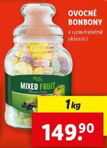 OVOCNÉ BONBONY, 1 kg