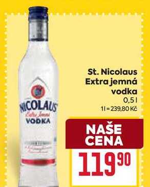 St. Nicolaus Extra jemná vodka 0,5l