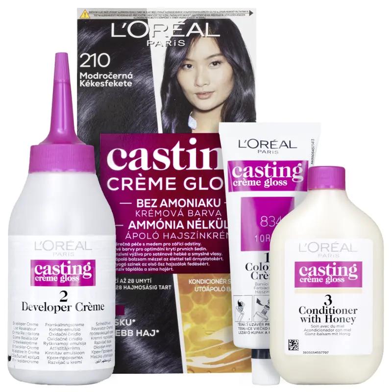 L'Oréal Barva na vlasy Casting Creme Gloss 210 modročerná, 1 ks