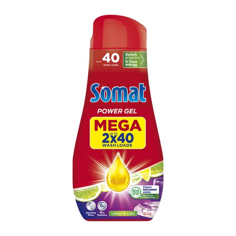 Somat Gel do myčky All-in-1 Lemon & Lime, 80 pd