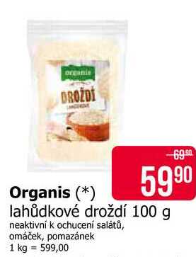 Organis lahůdkové droždí 100 g