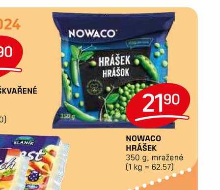 NOWACO HRÁŠEK 350 g, mražené 