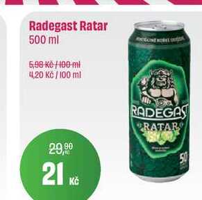 Radegast Ratar 500 ml 