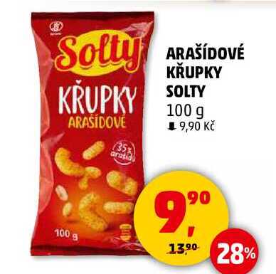 Solty ARAŠÍDOVÉ KRUPKY, 100 g