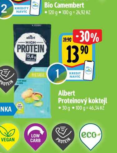  Albert Proteinový koktejl 30 g 