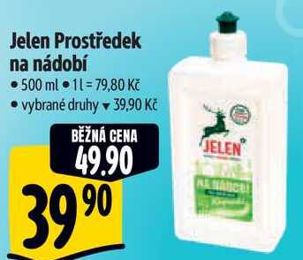 Jelen Prostředek na nádobí, 500 ml 