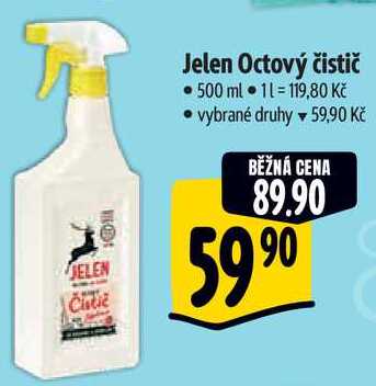 Jelen Octový čistič, 500 ml