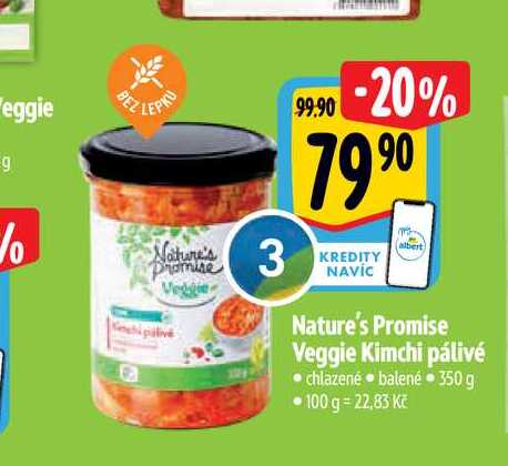   Nature's Promise Veggie Kimchi pálivé  350 g