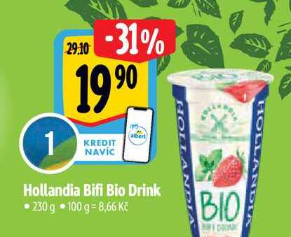   Hollandia Bifi Bio Drink  230 g 