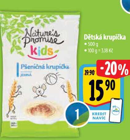  Dětská krupička  500g 