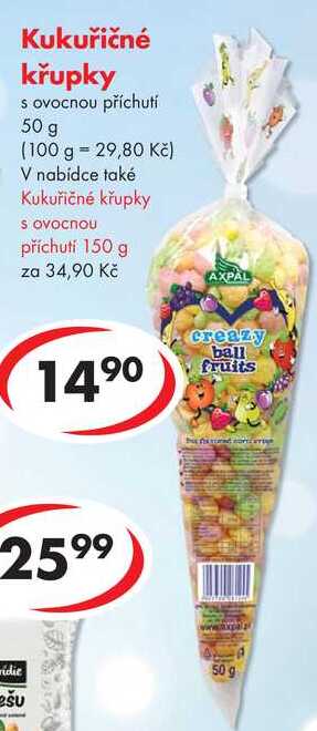 Kukuřičné křupky, 50 g