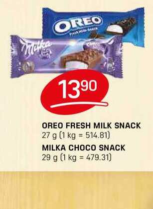 MILKA CHOCO SNACK 29 g 