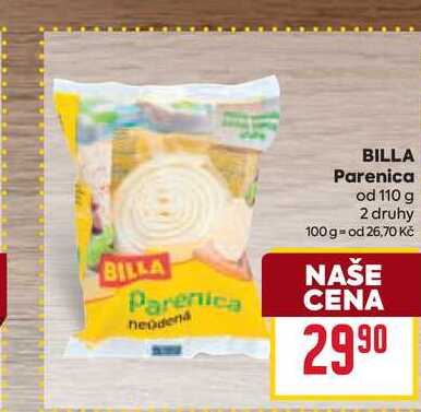 BILLA Parenica od 110 g