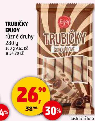 TRUBIČKY ENJOY různé druhy, 280 g 