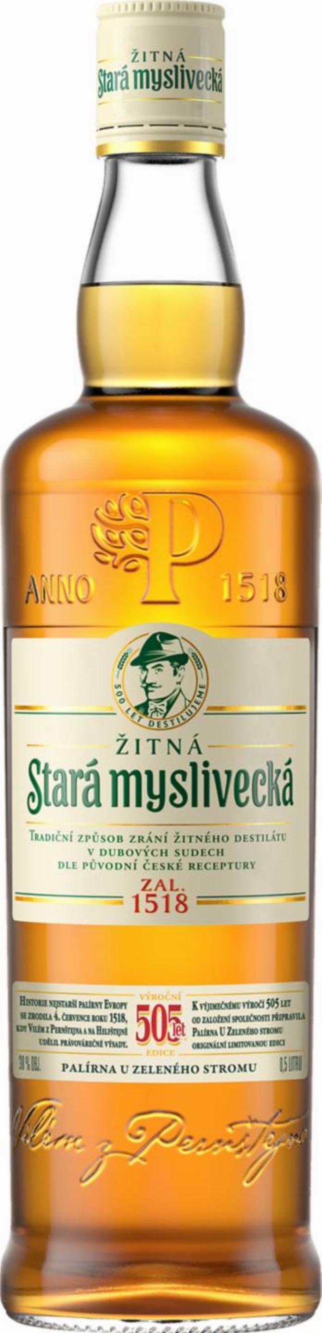 Stará žitná myslivecká Lihovina 38%