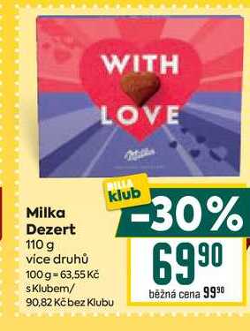 Milka Dezert 110 g 