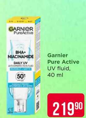 Garnier Pure Active UV fluid, 40 ml