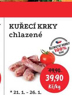 KUŘECÍ KRKY chlazené 1kg  