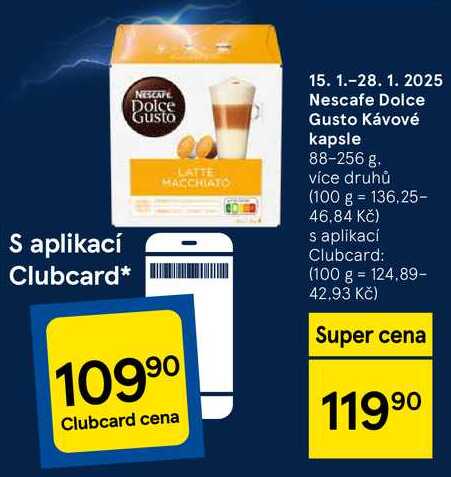 Dolce Gusto Kávové kapsle, 88-256 g. více druhů 