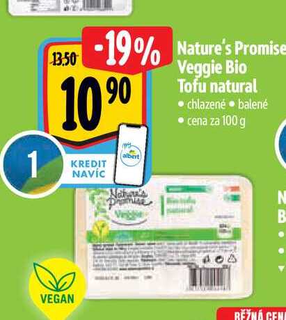   Nature's Promise Veggie Bio Tofu natural  100 g