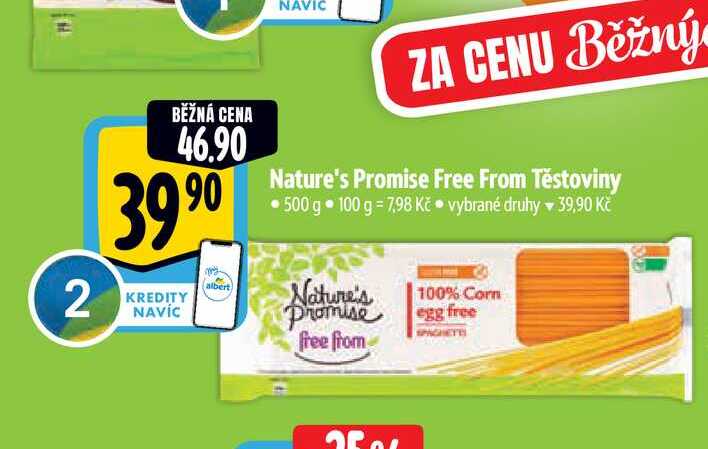   Nature's Promise Free From Těstoviny 500 g  