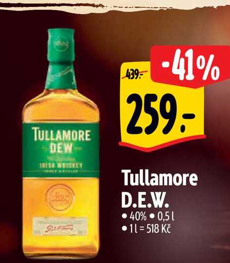   Tullamore D.E.W.  40% -0,5 l