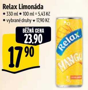 Relax Limonáda, 330 ml 