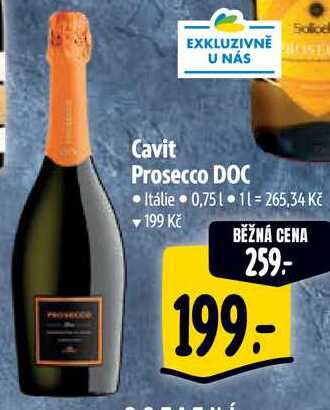 Cavit Prosecco DOC, 0,75 l