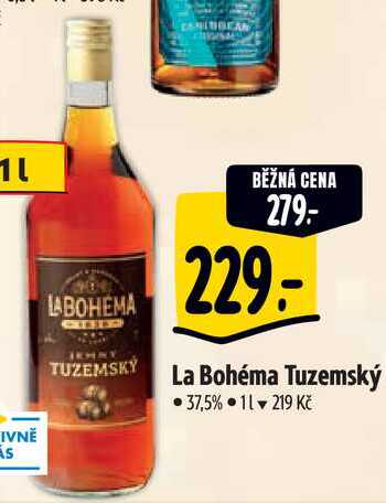 La Bohéma Tuzemský, 1 l