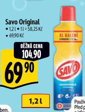 Savo Original, 1,2 l