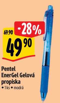 Pentel EnerGel Gelová propiska, 1 ks 