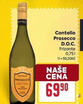 Contello Prosecco D.O.C. Frizante 0,75l