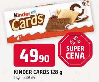 KINDER CARDS 128 g 