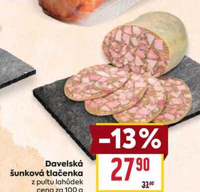 Davelská šunková tlačenka z pultu lahůdek 100g