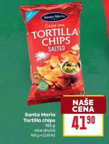 Santa Maria Tortilla chips 185 g 