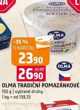 Olma Tradiční pomazánkové 150g