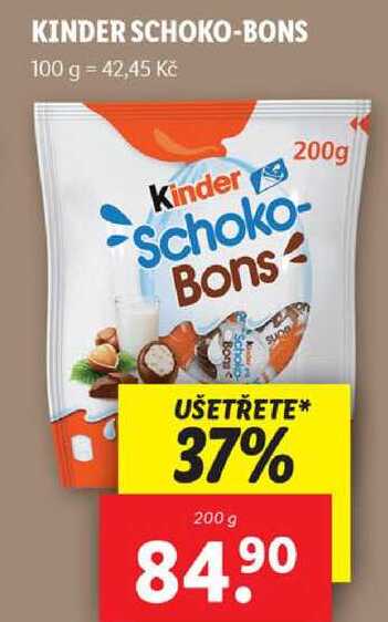 KINDER SCHOKO-BONS, 200 g