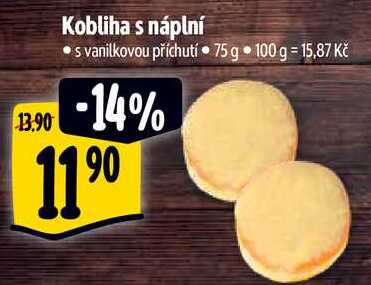 Kobliha s náplní, 75 g