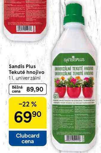 Sandis Plus Tekuté hnojivo, 1 l. univerzální 