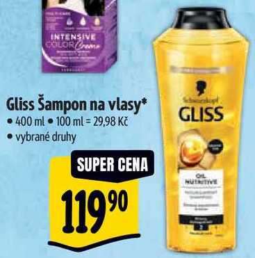 Gliss Šampon na vlasy, 400 ml