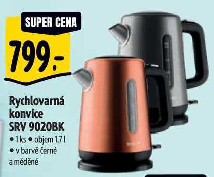 Rychlovarná konvice SRV 9020BK