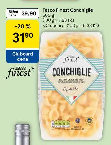 Tesco Finest Conchiglie, 500 g