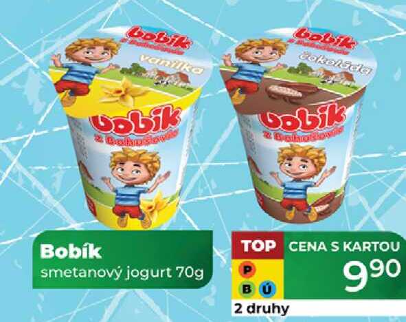 Bobík smetanový jogurt 70g