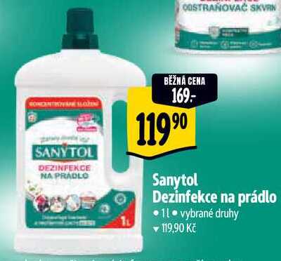 Sanytol Dezinfekce na prádlo, 1 l