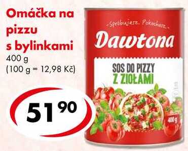 Omáčka na pizzu s bylinkami, 400 g 