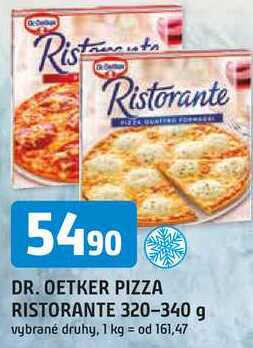 DR. OETKER PIZZA RISTORANTE 320-340 g