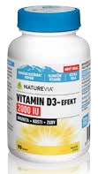 NatureVia® Vitamin D3-Efekt 2000 IU, 90 tbl.