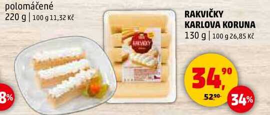 RAKVIČKY KARLOVA KORUNA, 130 g 